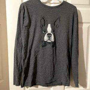 Boy or girl could wear this cute long sleeve T shirt